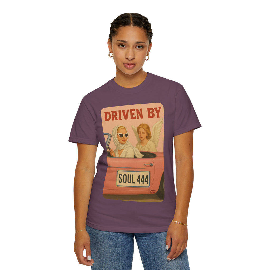 Driven by Soul 444 Graphic T-Shirt – Spiritual Retro Angel Number Unisex Tee