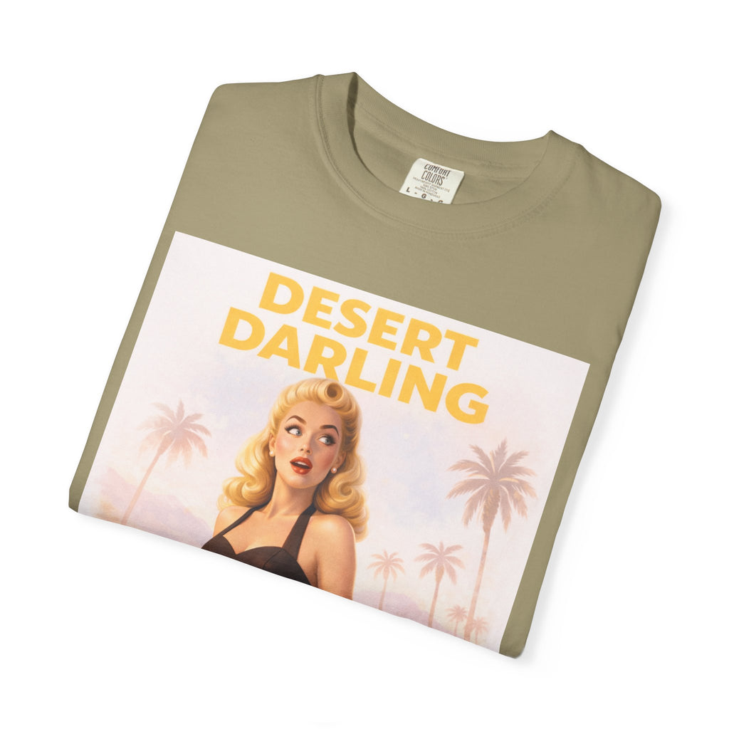 Desert Darling – Retro Pin-Up Graphic T-Shirt