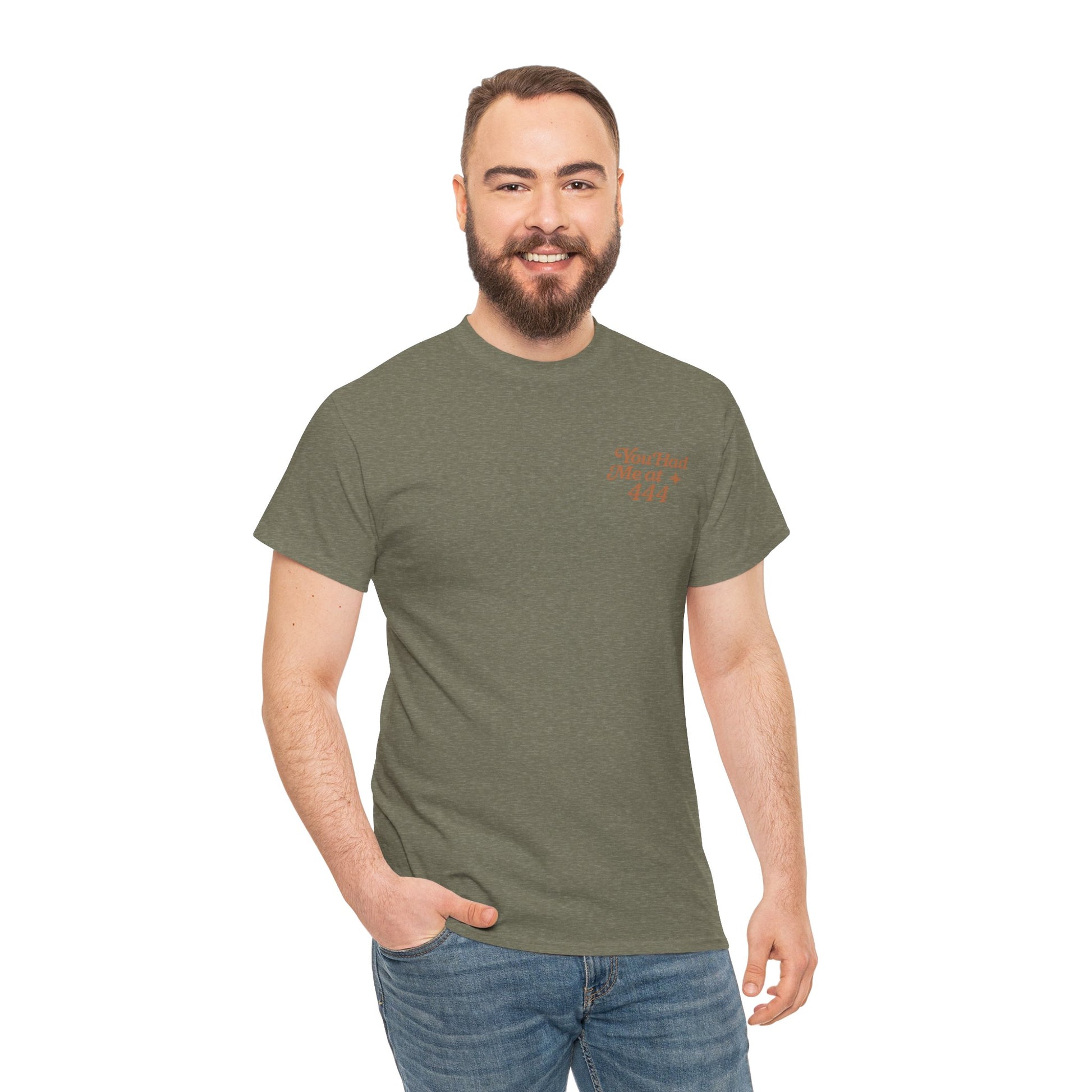 You Had Me at 444 – Retro Angel Number Mini Graphic Tee | Unisex Vintage Spiritual Shirt - Madame Soulière