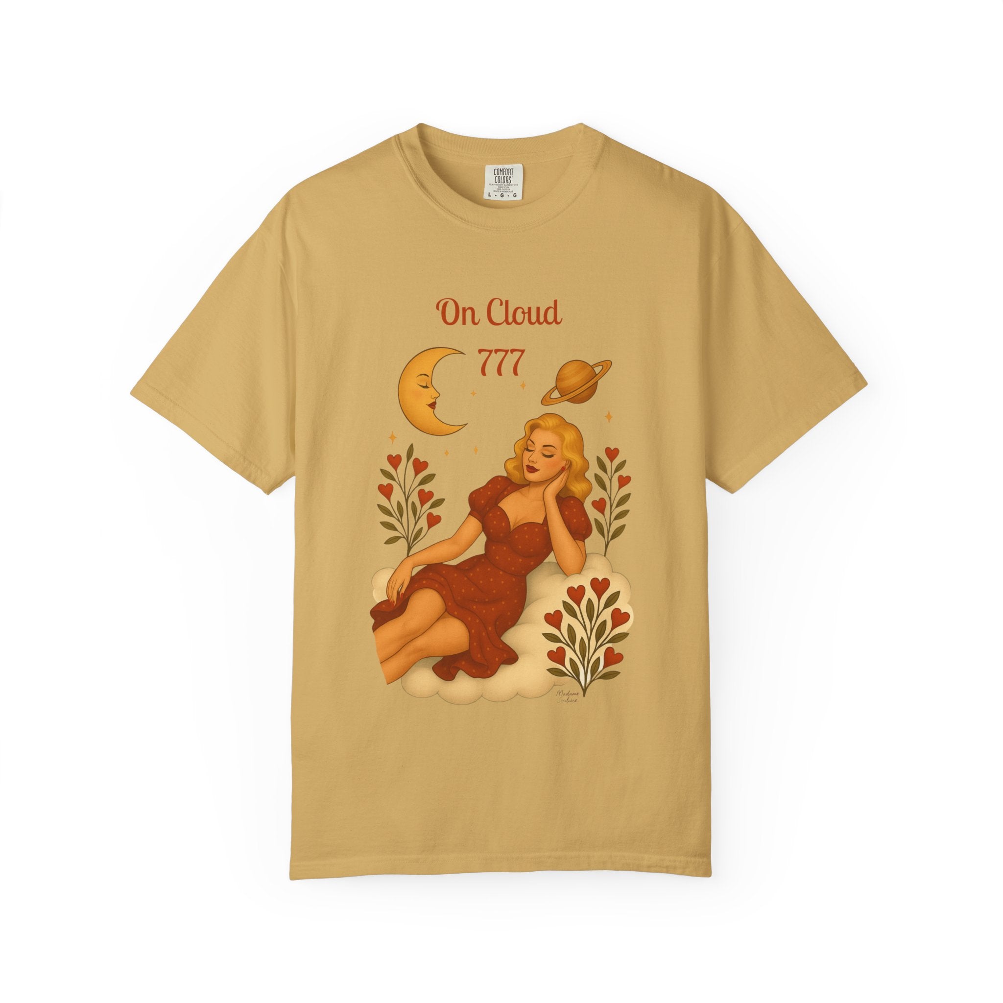On Cloud 777 – Retro Divine Feminine Vintage T-Shirt