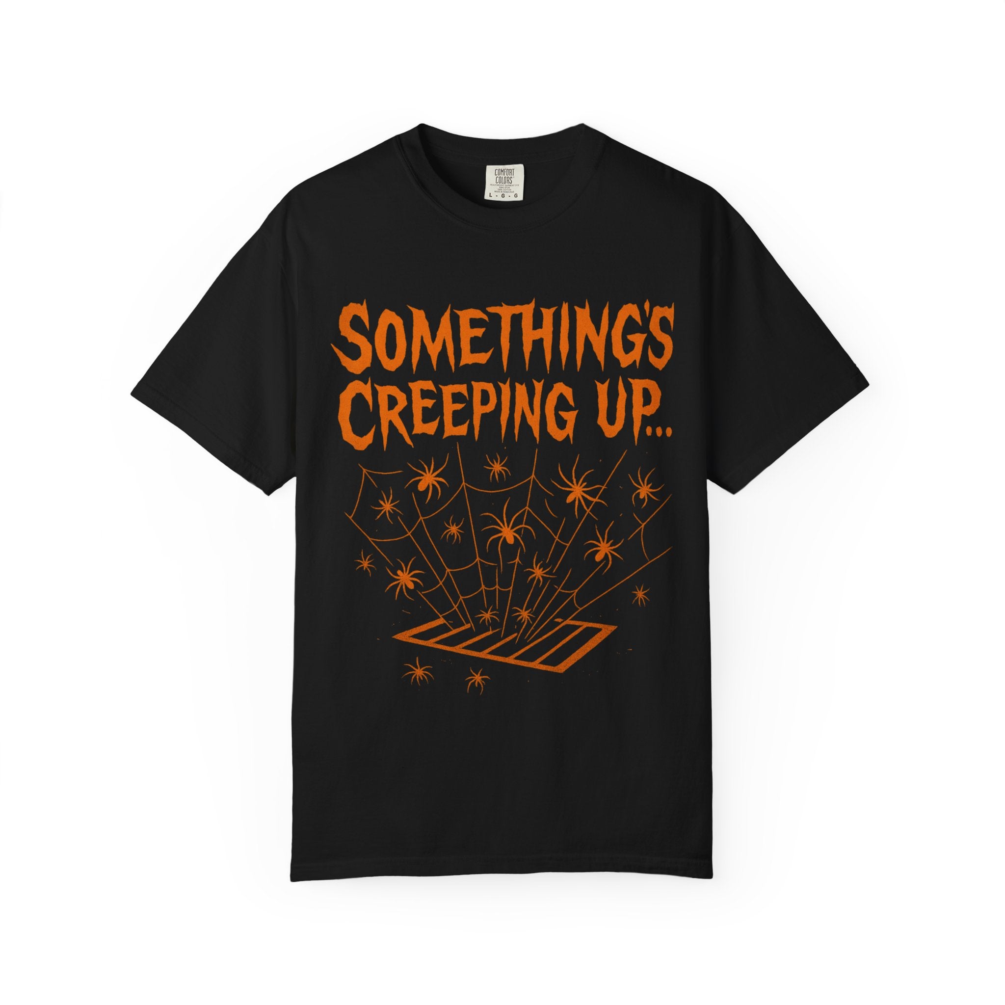 Something’s Creeping Up… – Vintage Horror Unisex T-Shirt