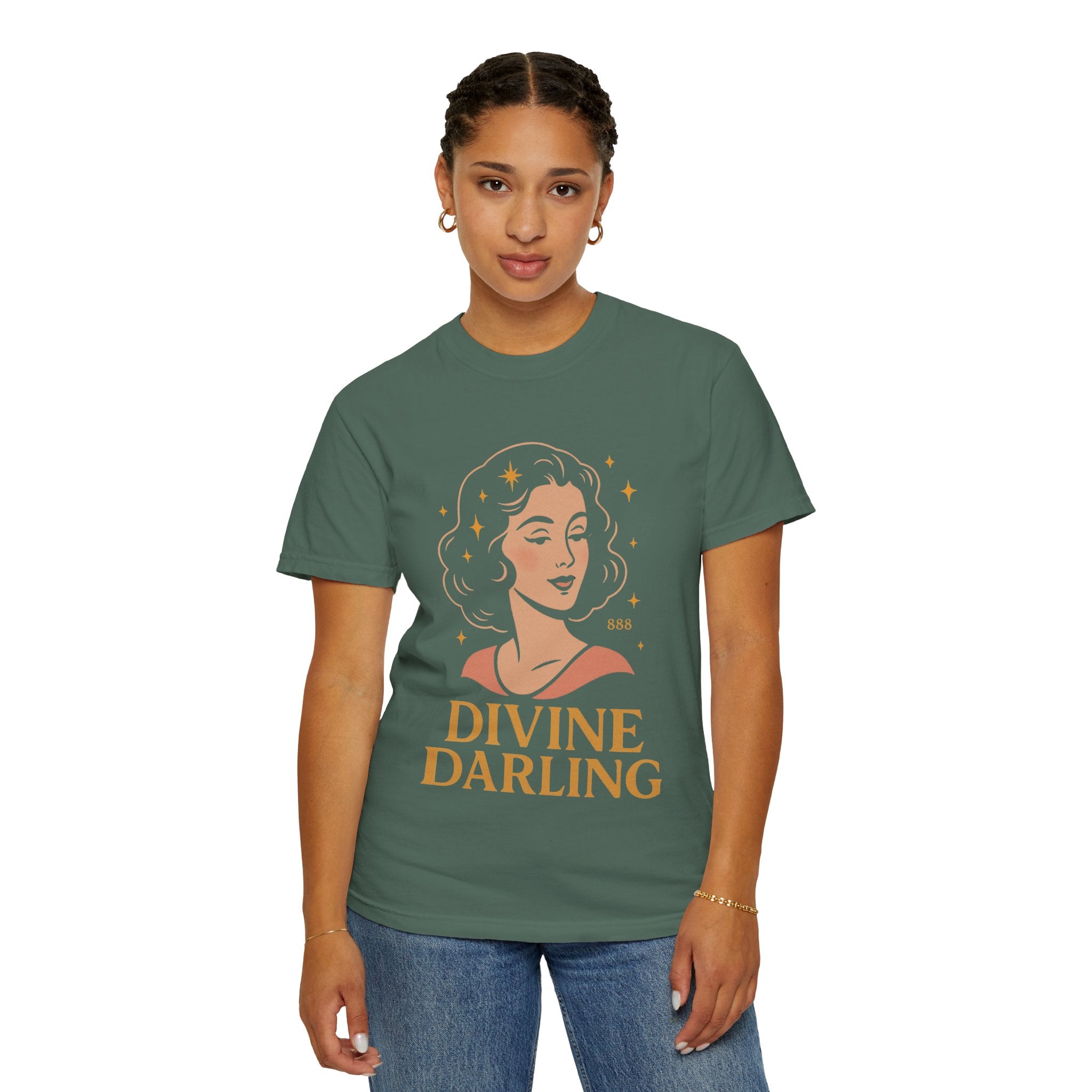 Divine Darling – Retro Pin-Up Vintage T-Shirt