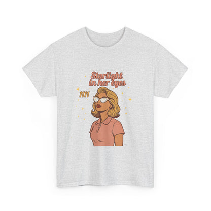 Starlight in Her Eyes – 1111 Angel Number Retro T-Shirt | Unisex Spiritual Vintage Tee - Madame Soulière