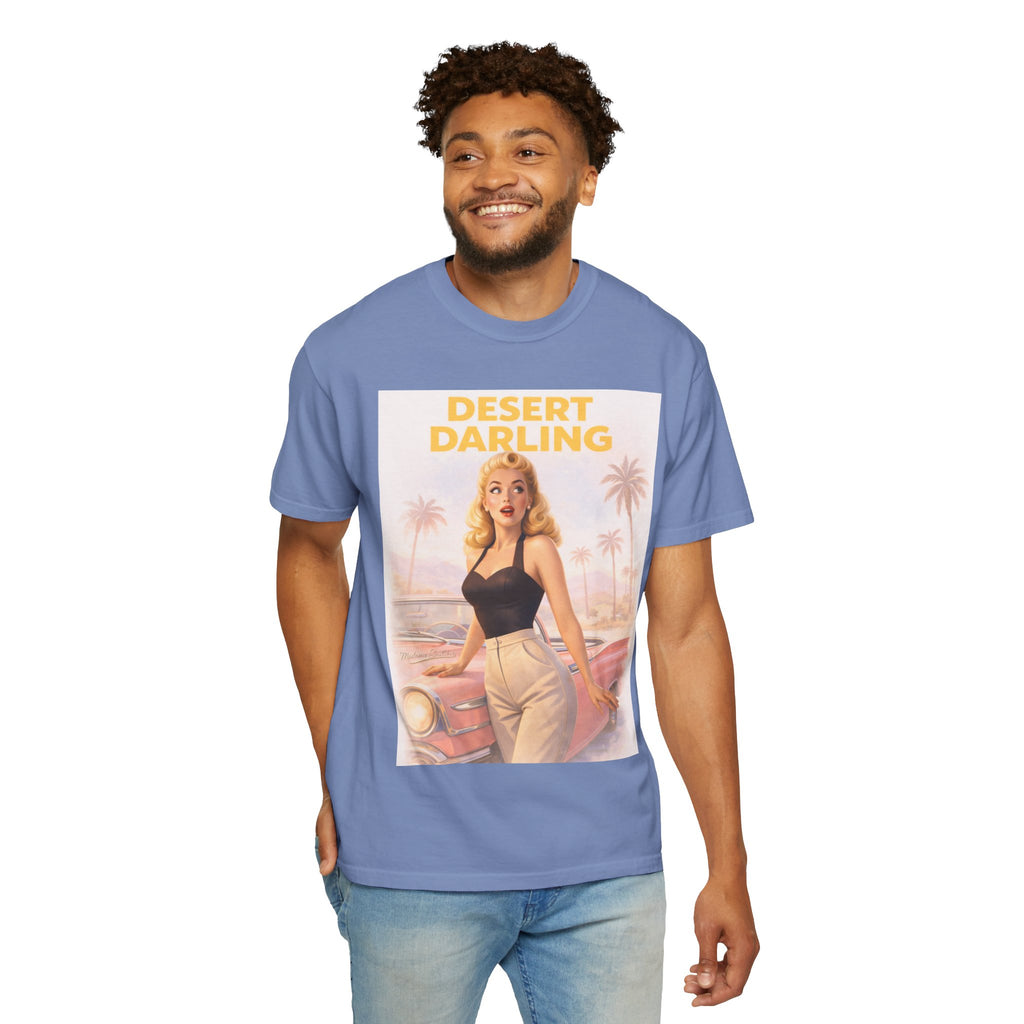 Desert Darling – Retro Pin-Up Graphic T-Shirt