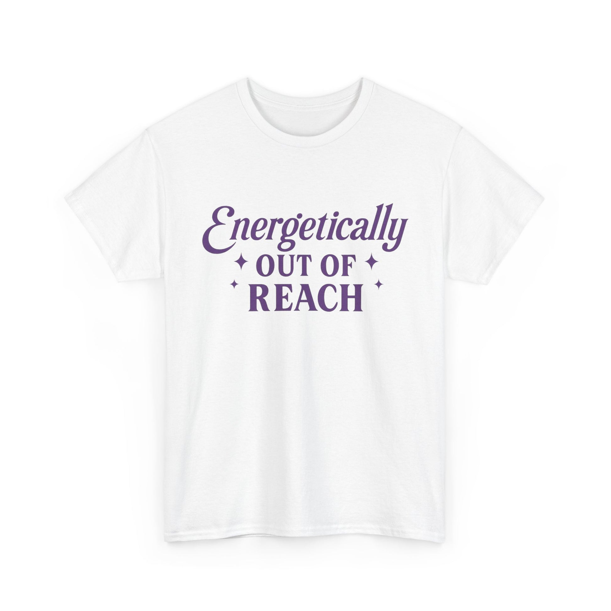 Energetically Out of Reach Unisex T-Shirt – Retro Vintage Graphic Tee, Spiritual Pin Up Shirt, Aesthetic Cosmic Vibes Top - Madame Soulière