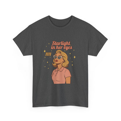 Starlight in Her Eyes – 1111 Angel Number Retro T-Shirt | Unisex Spiritual Vintage Tee - Madame Soulière