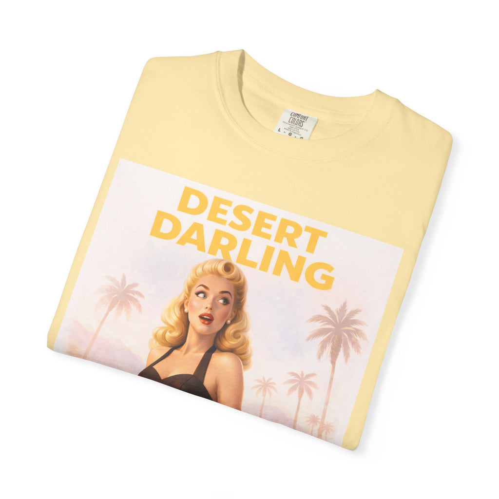 Desert Darling – Retro Pin-Up Graphic T-Shirt