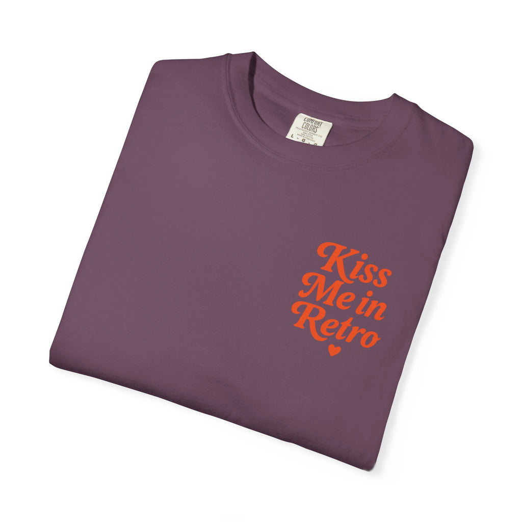 Kiss Me in Retro Graphic T-Shirt – Vintage Mini Motif Unisex Tee