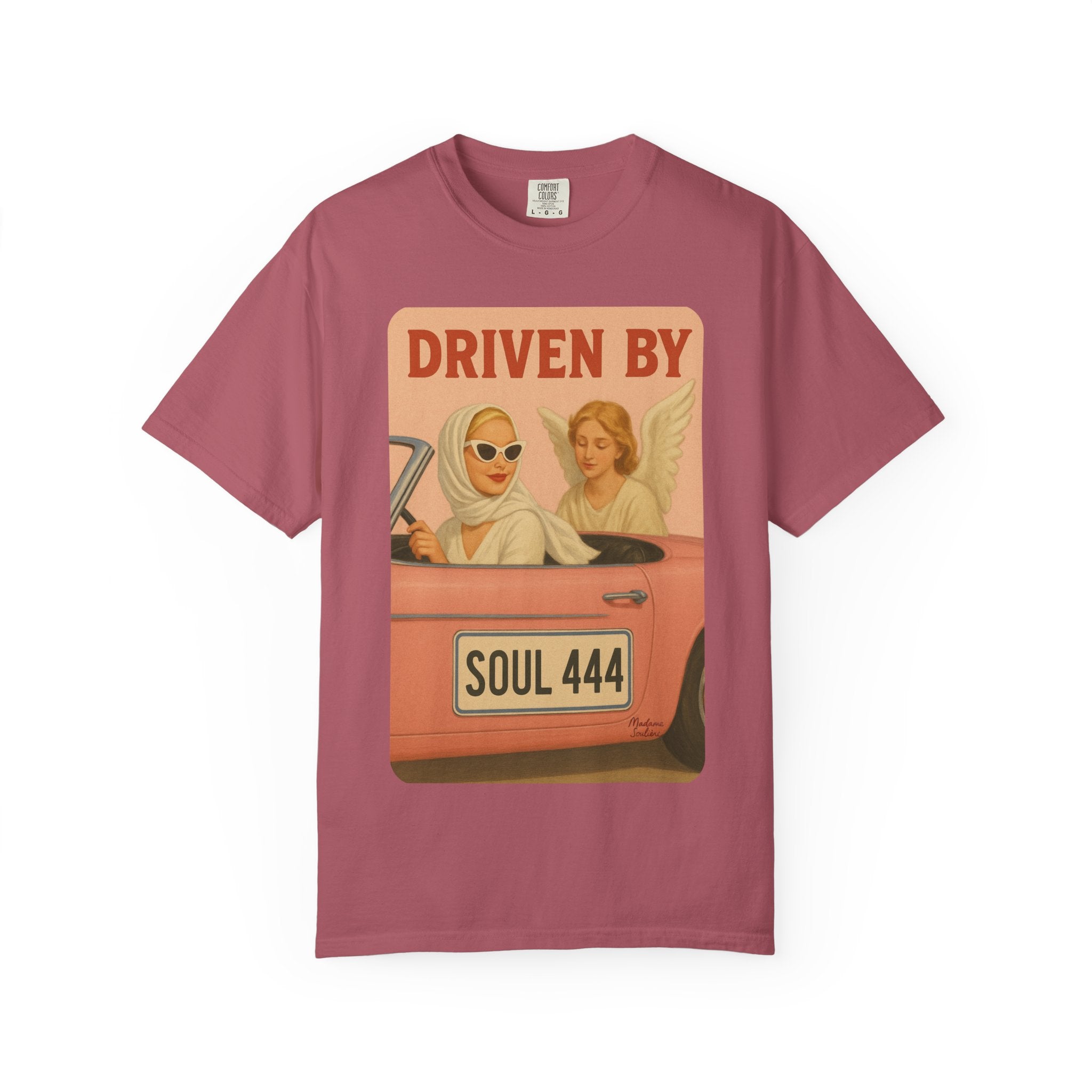 Driven by Soul 444 Graphic T-Shirt – Spiritual Retro Angel Number Unisex Tee