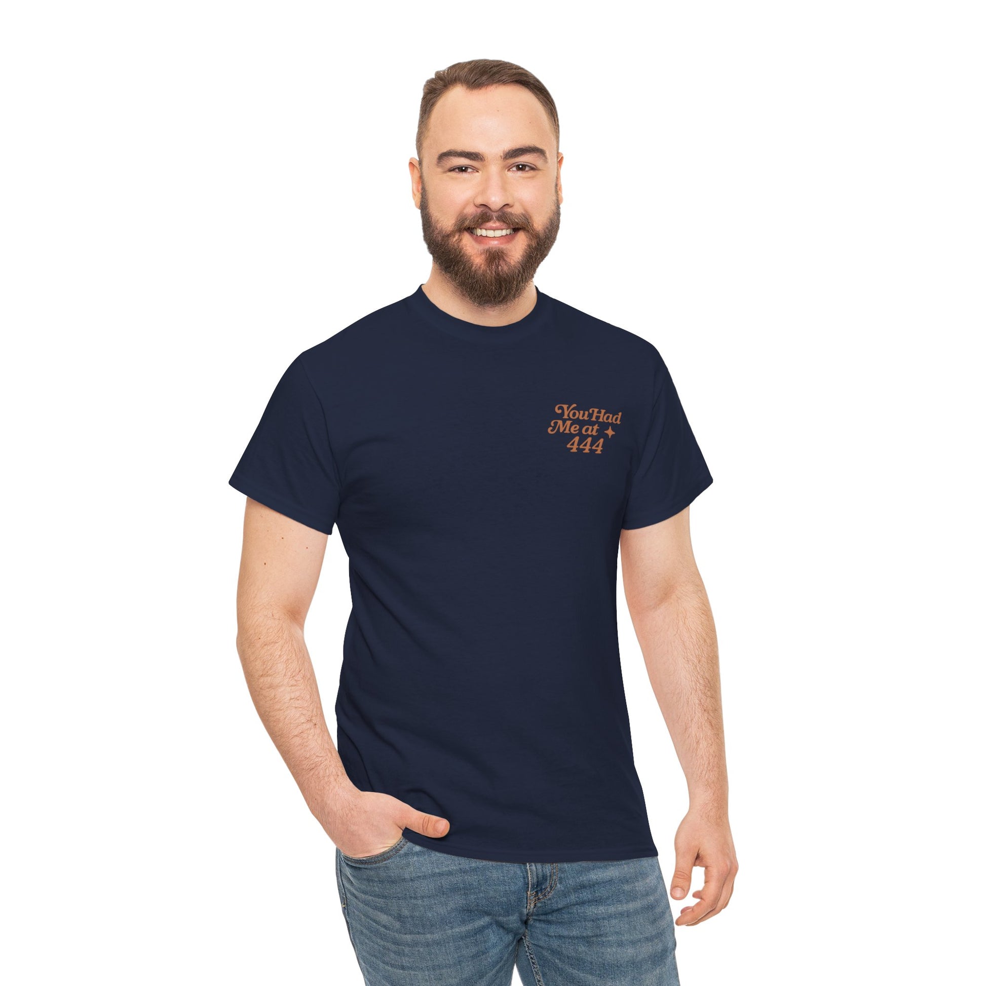 You Had Me at 444 – Retro Angel Number Mini Graphic Tee | Unisex Vintage Spiritual Shirt - Madame Soulière
