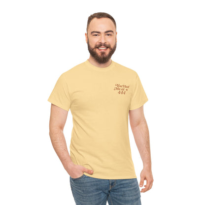You Had Me at 444 – Retro Angel Number Mini Graphic Tee | Unisex Vintage Spiritual Shirt - Madame Soulière