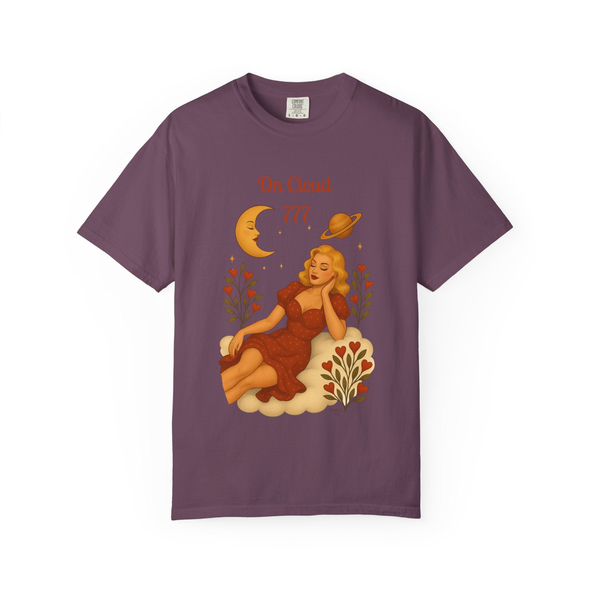 On Cloud 777 – Retro Divine Feminine Vintage T-Shirt