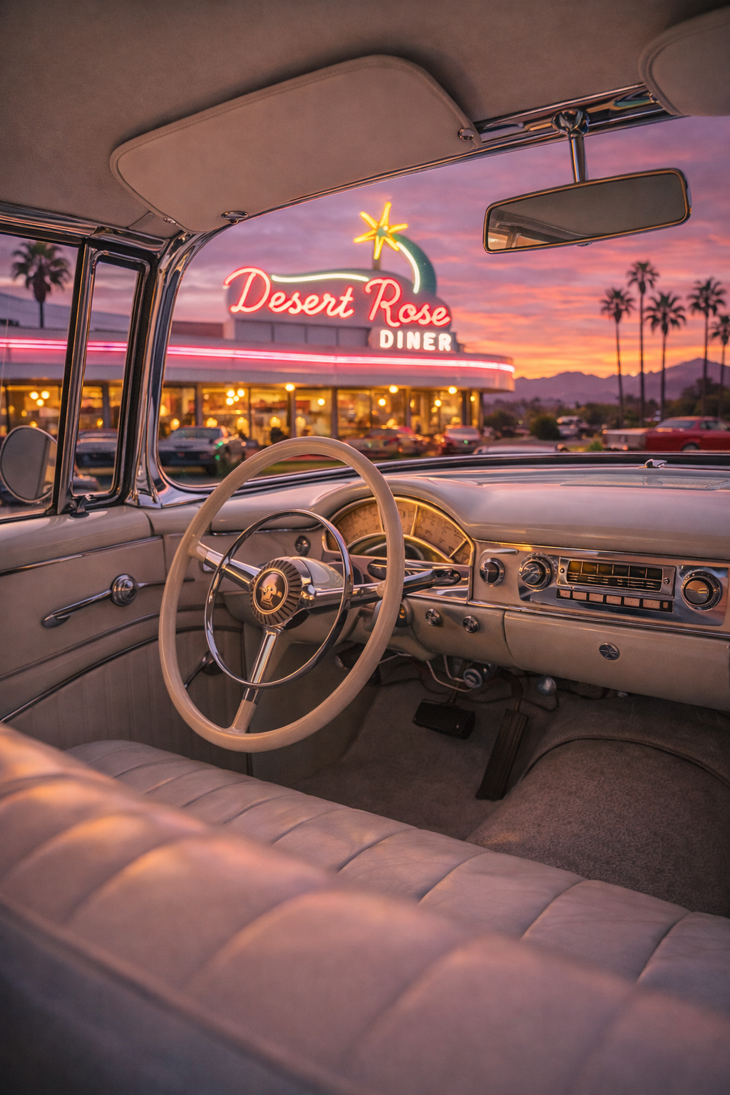 Desert Rose Diner – California 1956 | Retro Americana Digital Download